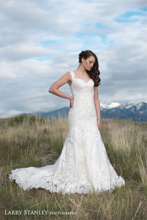Bride in Paradise Valley, Montana-Larry Stanlly_02