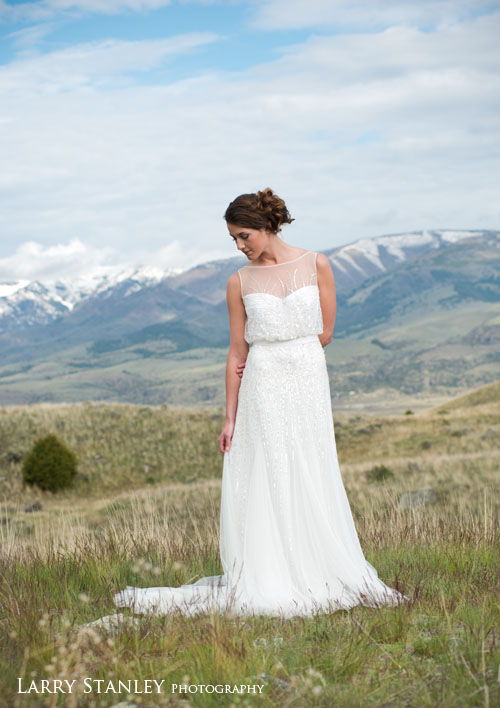 Bride in Paradise Valley, Montana-Larry Stanlly_05