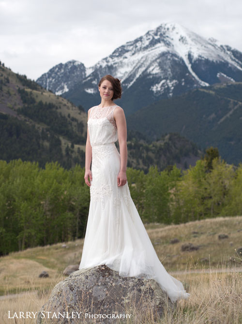 Bride in Paradise Valley, Montana-Larry Stanlly_07