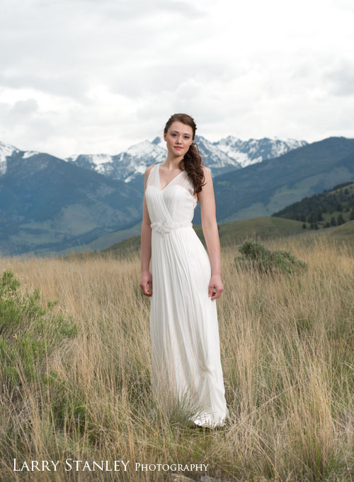 Bride in Paradise Valley, Montana-Larry Stanlly_08