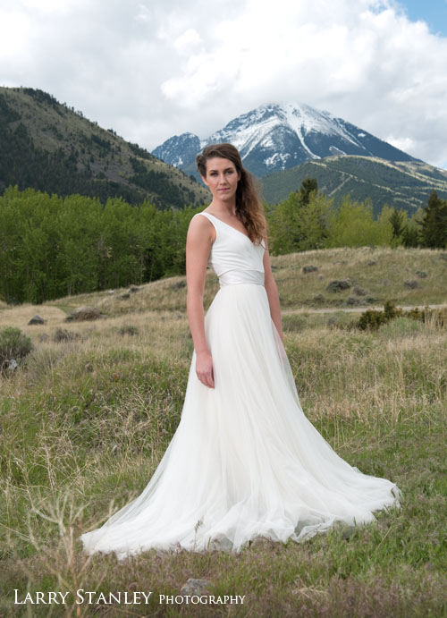 Bride in Paradise Valley, Montana-Larry Stanlly_09