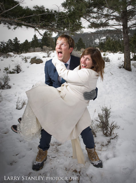Winter wedding in Yellowstone Jonny Armstrong
