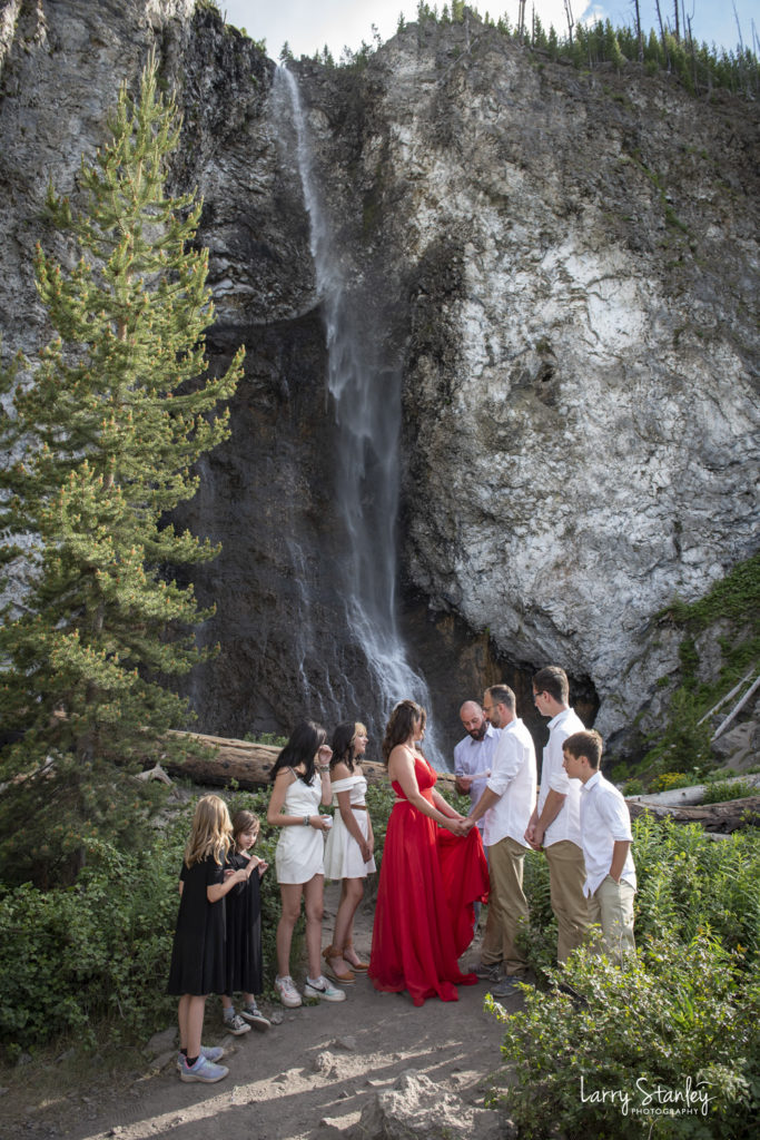 Yellowstone Park Fairy lake wedding